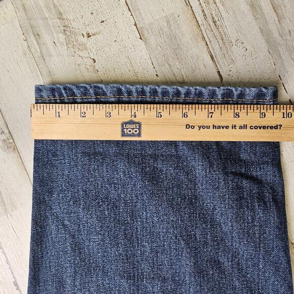 Levi's Strauss 550 Mens 42x30 Mid Rise Straight Leg Denim Jeans Blue COMFORTABLE - Picture 9 of 9